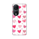 Torbica Silikonska Print Skin za Honor X7b Pink Hearts - 8020012