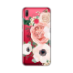 Maska za Huawei Y7 2019/Y7Prime 2019 Luxury Silikonska Print Skin Pink Flowers - 8014271