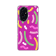 Torbica Silikonska Print za Honor 200 Happy Lines pink - 8020386