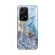 Maska za Honor 200 Lite Blue Gold Marble Silikonska Print - 8020397