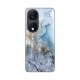 Torbica Silikonska Print za Honor X7b Blue Gold Marble - 8020140