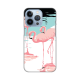 Torbica Silikonska Print za iPhone 13 Pro 6.1 Pink Flamingos - 8018092