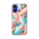 Torbica Silikonska Print za iPhone 16 6.1 Pastel Feathers - 8020516-1