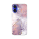 Torbica Silikonska Print za iPhone 16 6.1 Pink Marble - 8020515-1