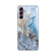 Torbica Silikonska Print za Samsung A146B Galaxy A14 4/5G Blue Gold Marble - 8019485