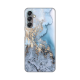 Torbica Silikonska Print za Samsung A245F Galaxy A24 4G Blue Gold Marble - 8019736
