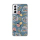 Torbica Silikonska Print za Samsung G991B Galaxy S21 Retro Blue - 8017702