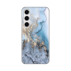 Torbica Silikonska Print za Samsung S921B Galaxy S24 Blue Gold Marble - 8020031