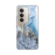 Maska za Xiaomi Redmi 15 4G Blue Gold Marble Silikonska Print - 8021005