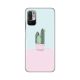 Torbica Silikonska Print za Xiaomi Redmi Note 10 5G Cactus - 8018126
