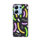 Torbica Silikonska Print za Xiaomi Redmi Note 13 4G (EU) Happy Lines gray - 8020332