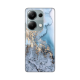 Maska za Xiaomi Redmi Note 13 Pro 4G Blue Gold Marble Silikonska Print - 8020186