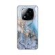 Maska za Xiaomi Redmi Note 14 Pro Plus (EU) Blue Gold Marble Silikonska Print - 8020646