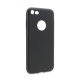 Torbica silikonska Skin za iPhone 7 mat crna (sa otvorom za logo) - 88765