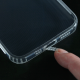 Maska za iPhone 15 Plus 6.7 transparent silikonska Ultra Thin with pluggy - 209880