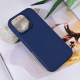 Torbica Teracell Soft Velvet za iPhone 16 Pro 6.3 tamno plava - 216259-1