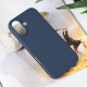 Maska za iPhone 17 63 Teracell Soft Velvet tamno plava - 222998