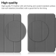 Maska za iPad AIR 10.9 2020/2022 Ultra Slim siva - 210536