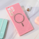 Torbica Magsafe Crystal Glow za Samsung S918B Galaxy S23 Ultra roze - 218984