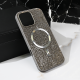 Torbica Magsafe Glam za iPhone 16 Pro Max 6.9 srebrna - 219445