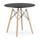 BOLZZ Torino okrugli sto 80 cm black - BOLTORTBLBLK