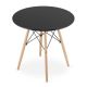 BOLZZ Torino okrugli sto 80 cm black - BOLTORTBLBLK