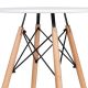 BOLZZ Torino okrugli sto 80 cm white - BOLTORTBLWHIT