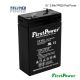 FIRST POWER 6V 2.8Ah FP628 FIRSTPOWER terminal T1 - EP3286089