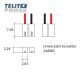 TELIT POWER Univerzalni Konektor 24AWG crni i crveni - EP3283056