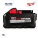 TELIT POWER Milwaukee REDLITHIUM M18 High Output 10Ah – 18V Li-Ion baterija - EP3283578