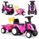 ECO TOYS Traktor sa prikolicom za decu, roze - 658T PINK