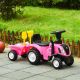 ECO TOYS Traktor sa prikolicom za decu, roze - 658T PINK
