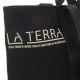 LA TERRA large canvas beach shopper - TRE261F109-01