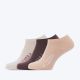 LA TERRA Čarape ankle 2 multicolor 3pc W - TRE261F306