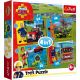 TREFL Puzzle 4u1 Vatrogasac Sem 34387 - 35, 48, 54, 70 delova - 102822-T34387