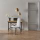 MODERNHOME Trepezarijske stolice set 4 kom tami eko koža white - DC855-4 WHITE