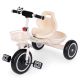 ECO TOYS Tricikl guralica za decu sa zvoncem i korpom, bež - WQL-1999 BEIGE