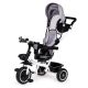 ECO TOYS Tricikl za decu sa rotirajućim sedištem, siva - YM-BT-2 GRAY
