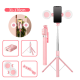 Tripod sa LED rasvetom A12 pink - 214942
