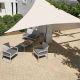 MULTIGARDEN Trostrano suncobran jedro 3×3×3 m, vodootporno, bež - - EP3003415