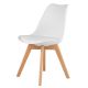 MODERNHOME Trpezarijske stolice set 4 kom filipo bela - PC-003 WHITE
