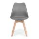 MODERNHOME Trpezarijske stolice set 4 kom filipo dark grey - PC-003 DG