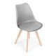 MODERNHOME Trpezarijske stolice set 4 kom filipo light grey 2 - PC-003 GREY-1