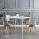 MODERNHOME Trpezarijske stolice set 4 kom filipo light grey 2 - PC-003 GREY-1