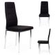 MODERNHOME Trpezarijske stolice set 4 kom tami - DC858F-4 BLACK