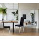 MODERNHOME Trpezarijske stolice set 4 kom tami - DC858F-4 BLACK