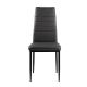 MODERNHOME Trpezarijske stolice set 4 kom tami dark gray - DC855-4 GREY