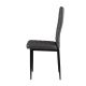 MODERNHOME Trpezarijske stolice set 4 kom tami dark gray - DC855-4 GREY