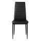 MODERNHOME Trpezarijske stolice set 4 kom tami full black - DC855-4 BLACK
