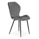 MODERNHOME Trpezarijske stolice set 4 kom velour siva - MC-188